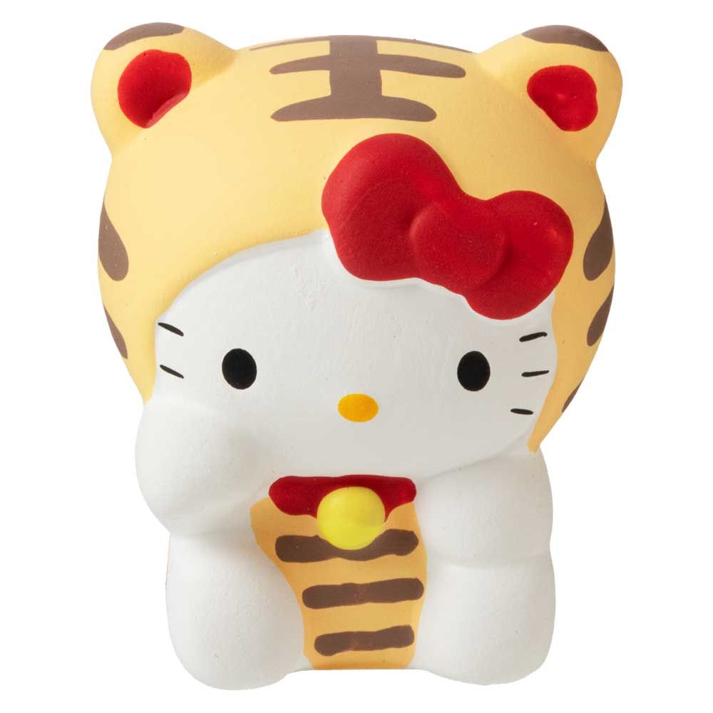 【レア】ハローキティ　十二支 ハローキティ十二支開運占い 寅・とら はろうきてぃ 陶製の人形の中に