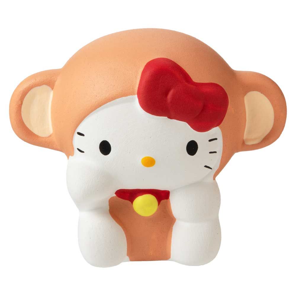 【レア】ハローキティ　十二支 ハローキティ十二支開運占い 申・さる はろうきてぃ 陶製の人形の中に