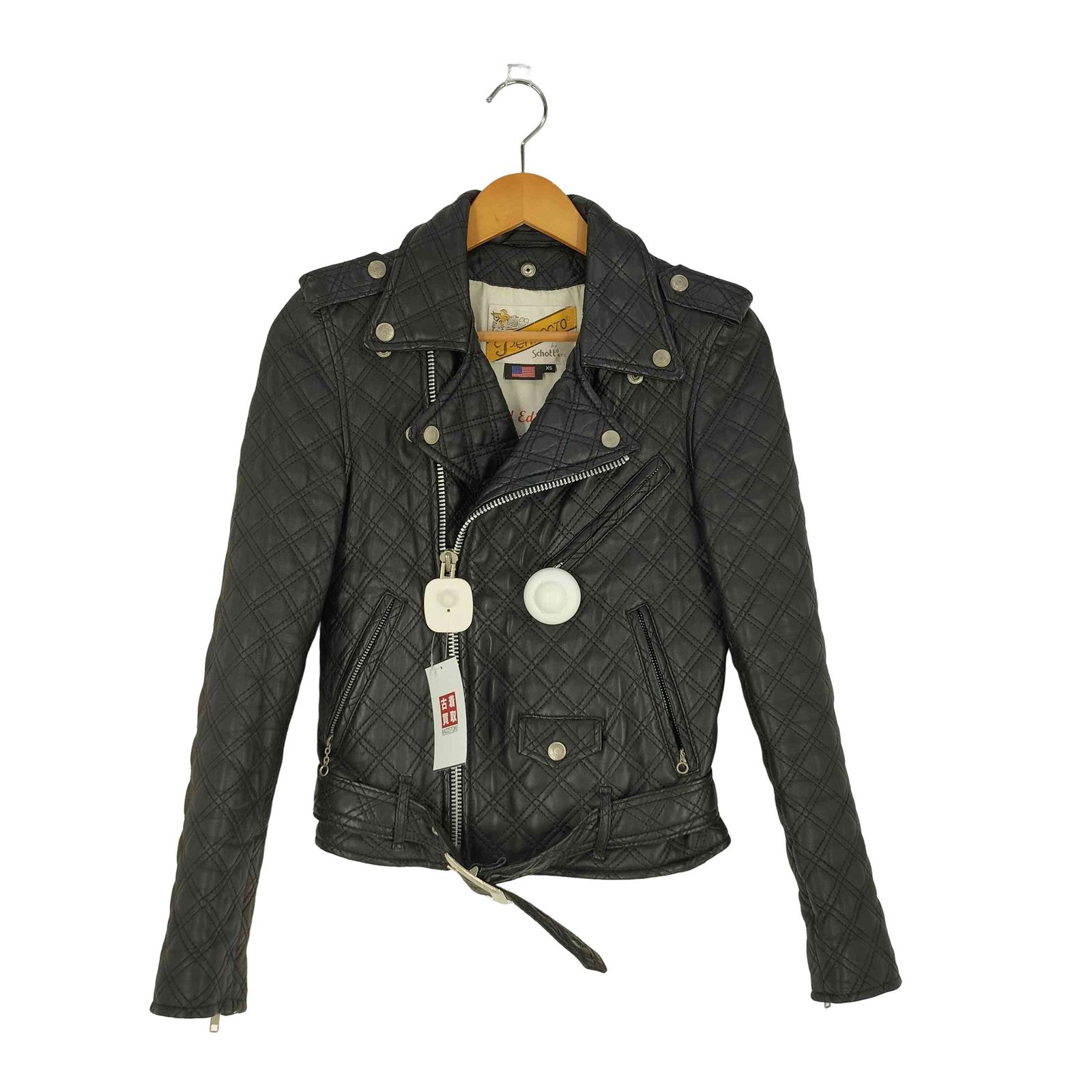 パーフェクトバイショット Perfecto by Schott シープスキン キルティング ダブルライダース レディース import XS