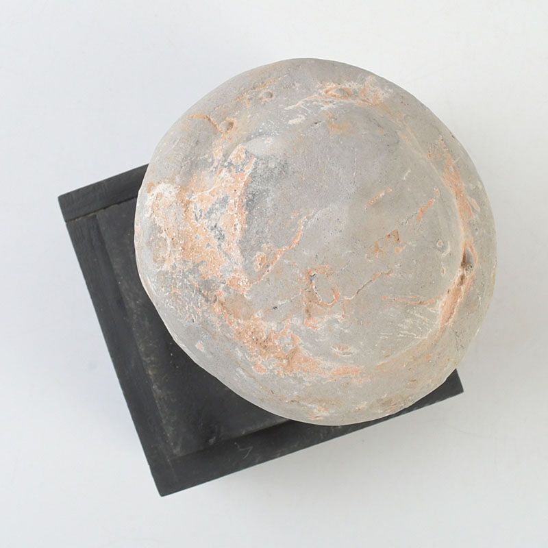 中国 古い兵馬俑 頭俑 唐木台付 N S447 - メルカリ