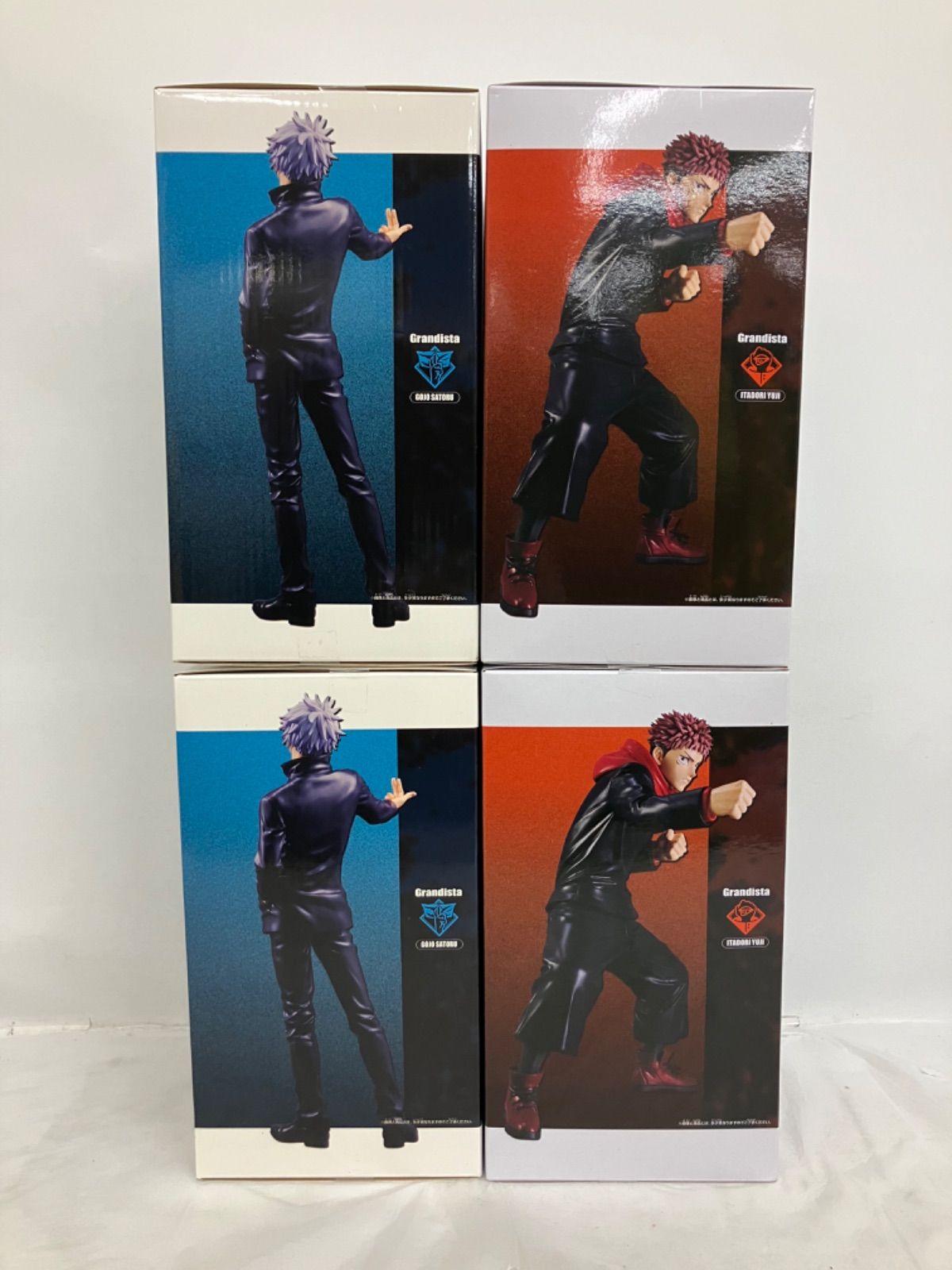 未開封 呪術廻戦 Grandista 五条悟 虎杖悠仁 フィギュア 2種 4個セット