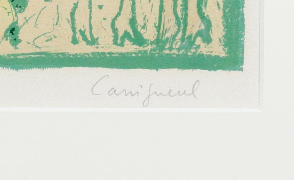 真作】【WISH】カシニョール Jean-Pierre Cassigneul リトグラフ 直筆