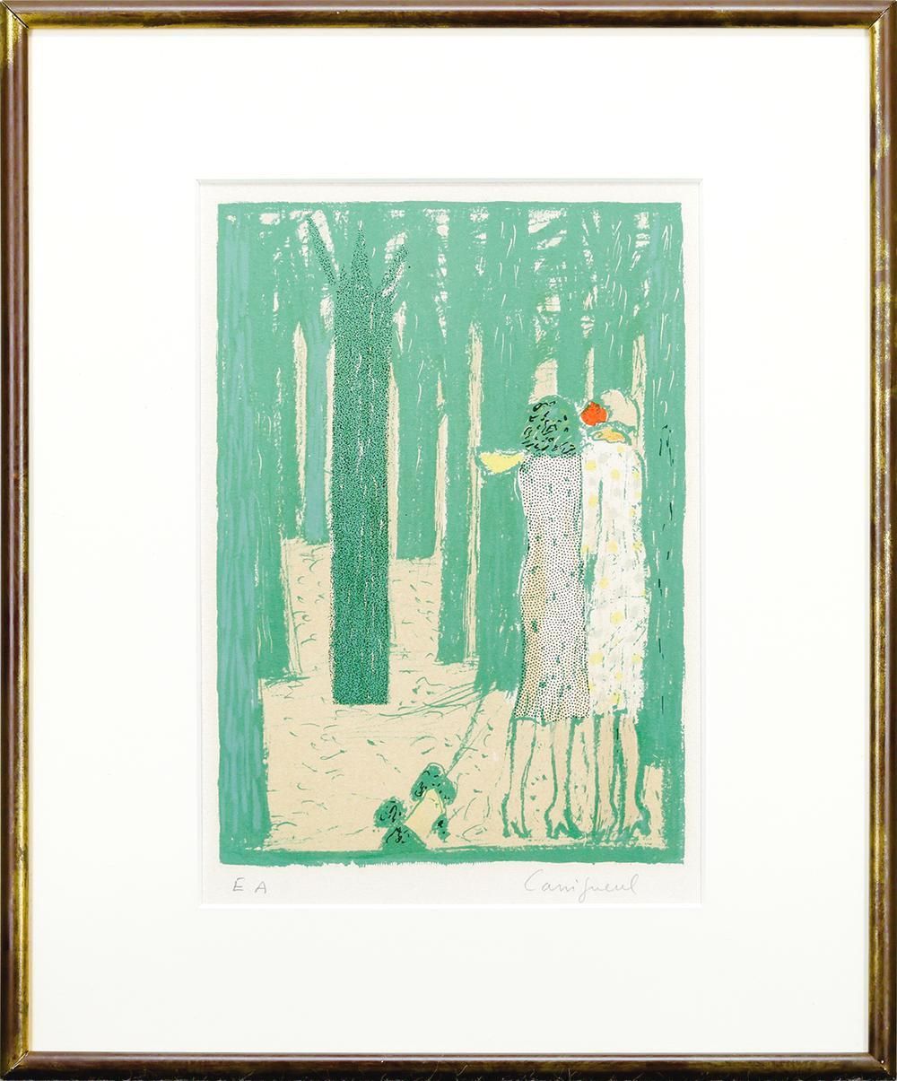 カシニョール 直筆サイン ナンバー入り 真作】【WISH】カシニョール Jean-Pierre Cassigneul リトグラフ 直筆