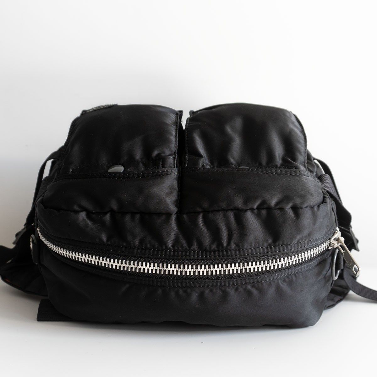 美品】PORTER 【タンカー ナイロン ウエストバッグ】ポーター ブラック 