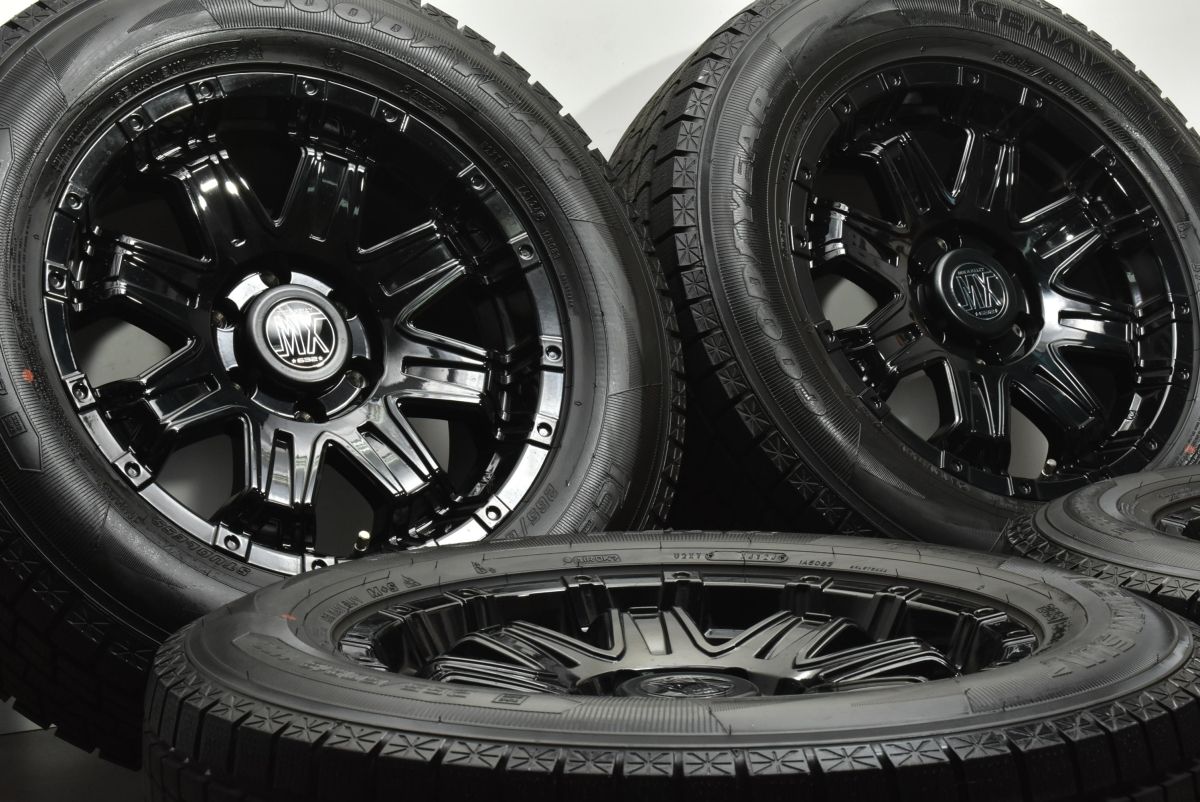 使用僅か BADX ロックケリー MX II 18 in 8 J 25 PCD 139 7 アイスナビSUV 265 60 R 24年 ランドクルーザー プラド ハイラックス サーフ