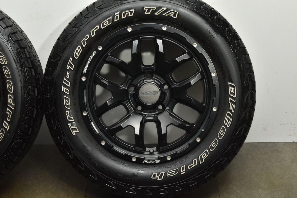  バリ溝 TEAM DAYTONA F 6 Boost 16 in 7 J 32 PCD 114 3 BFGoodrich Trail TerrainT A 215 65 R C HR カローラクロス WR V CX 30 16インチ タイヤ ホイールセット