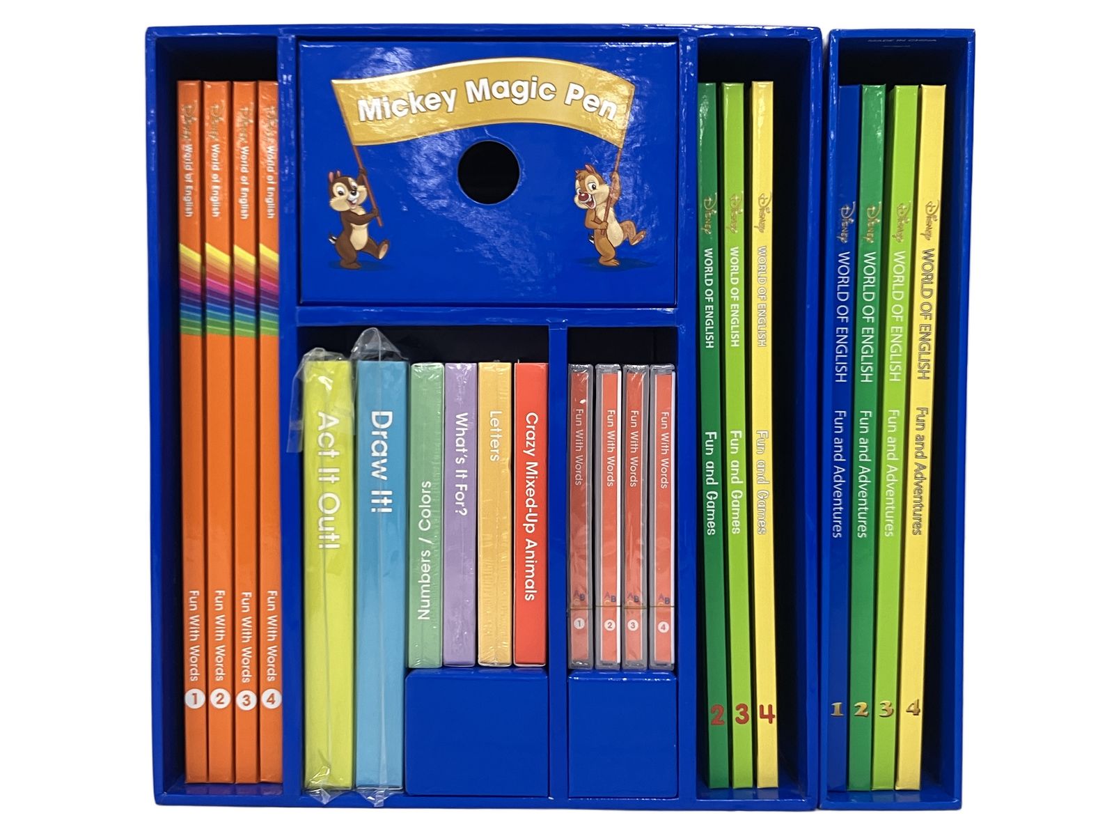 DWE 頃 含 ミッキーマジックペン アドベンチャー セット ディズニー 英語 教材 良好