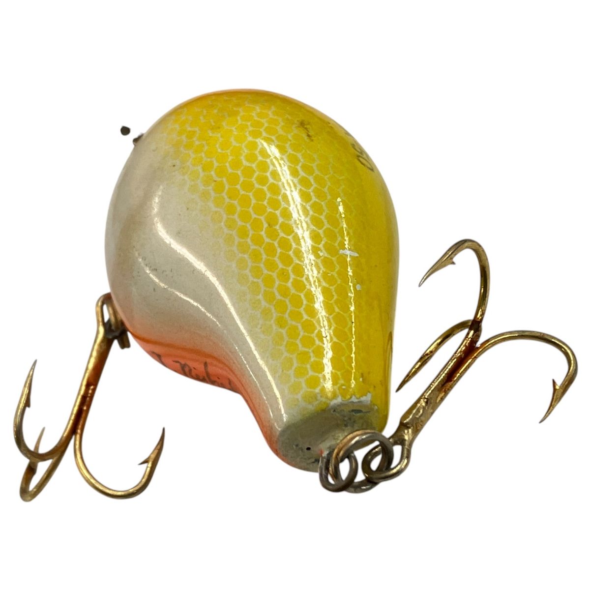 ザウルス バルサ50 オリジナル J. Nishiokaサイン入り ルアー オレンジ