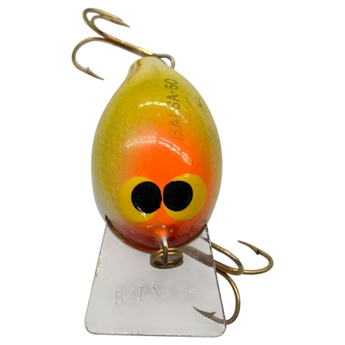 ザウルス バルサ50 オリジナル J. Nishiokaサイン入り ルアー オレンジ