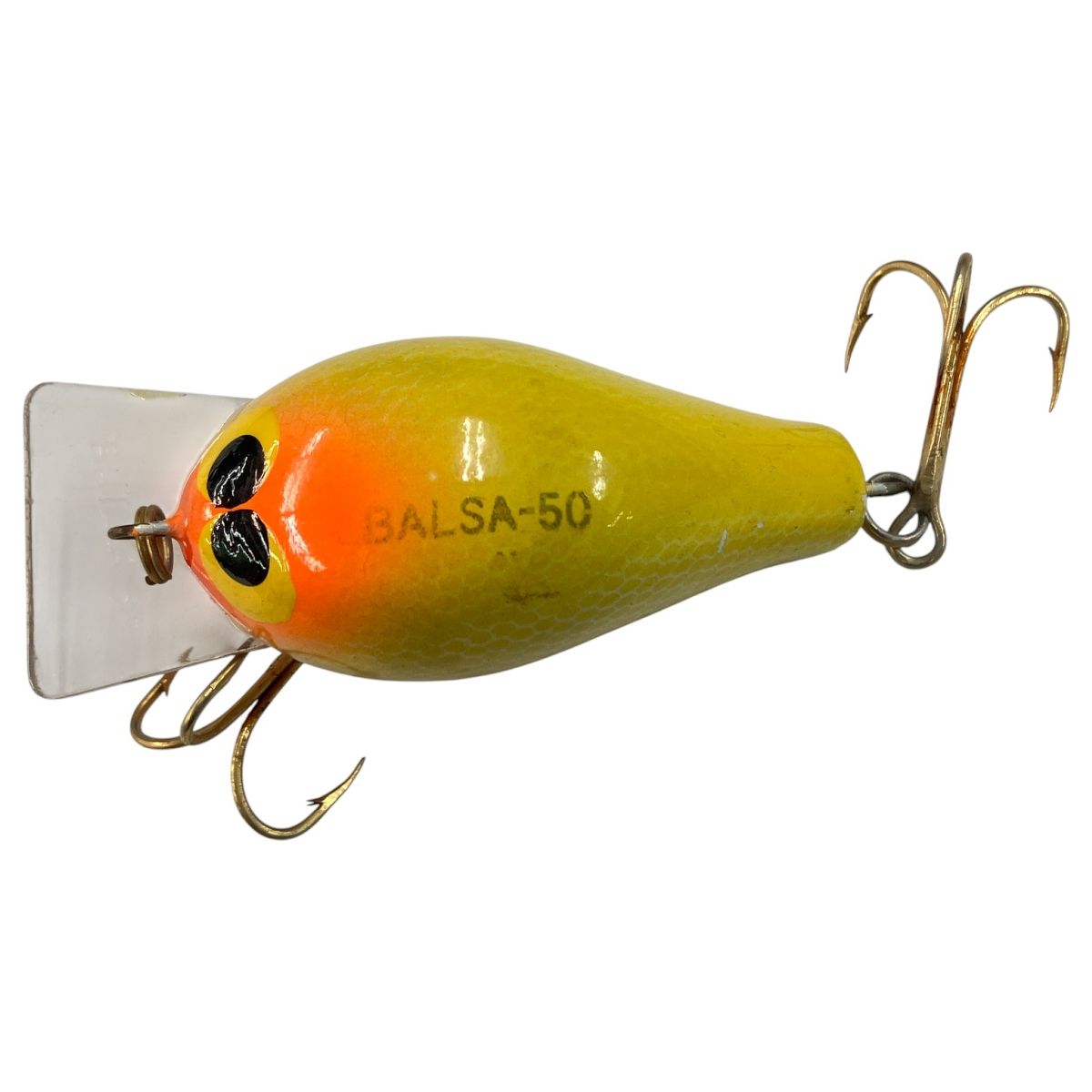 ザウルス バルサ50 オリジナル J. Nishiokaサイン入り ルアー オレンジ