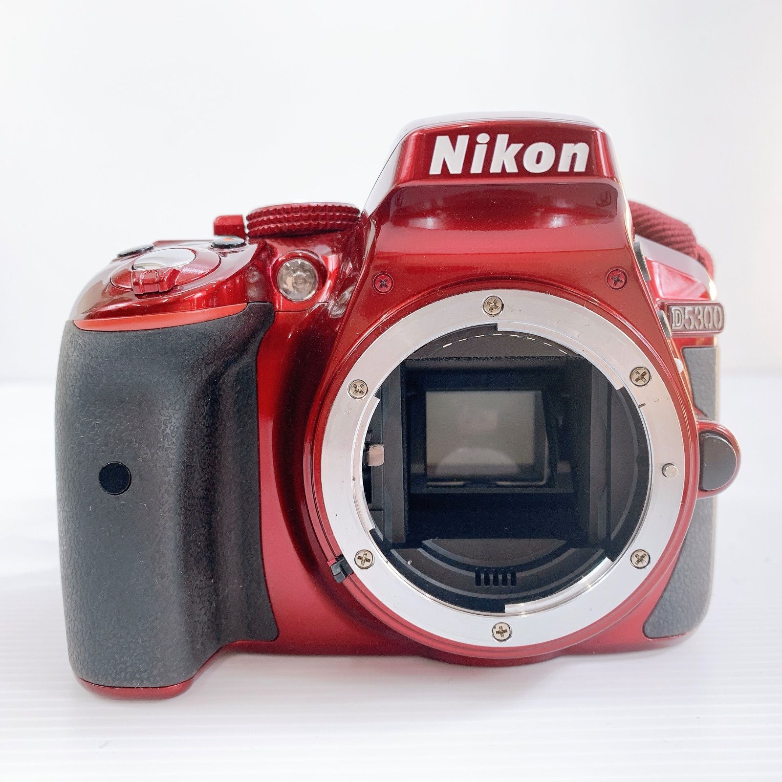 H 197 Nikon D 5300 ボディ レッド デジタル一眼レフ 2416万画素 Wi Fi内蔵 Fマウント互換多数