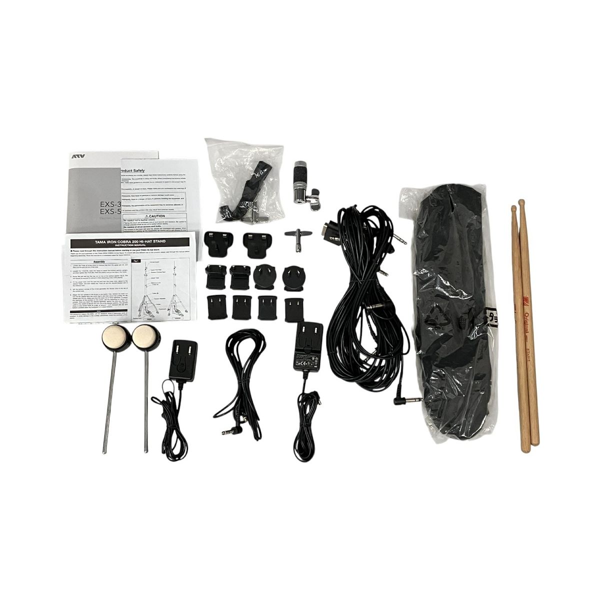 ATV xD 3 SV 5 電子ドラム セット 打楽器 ハイハットスタンド付