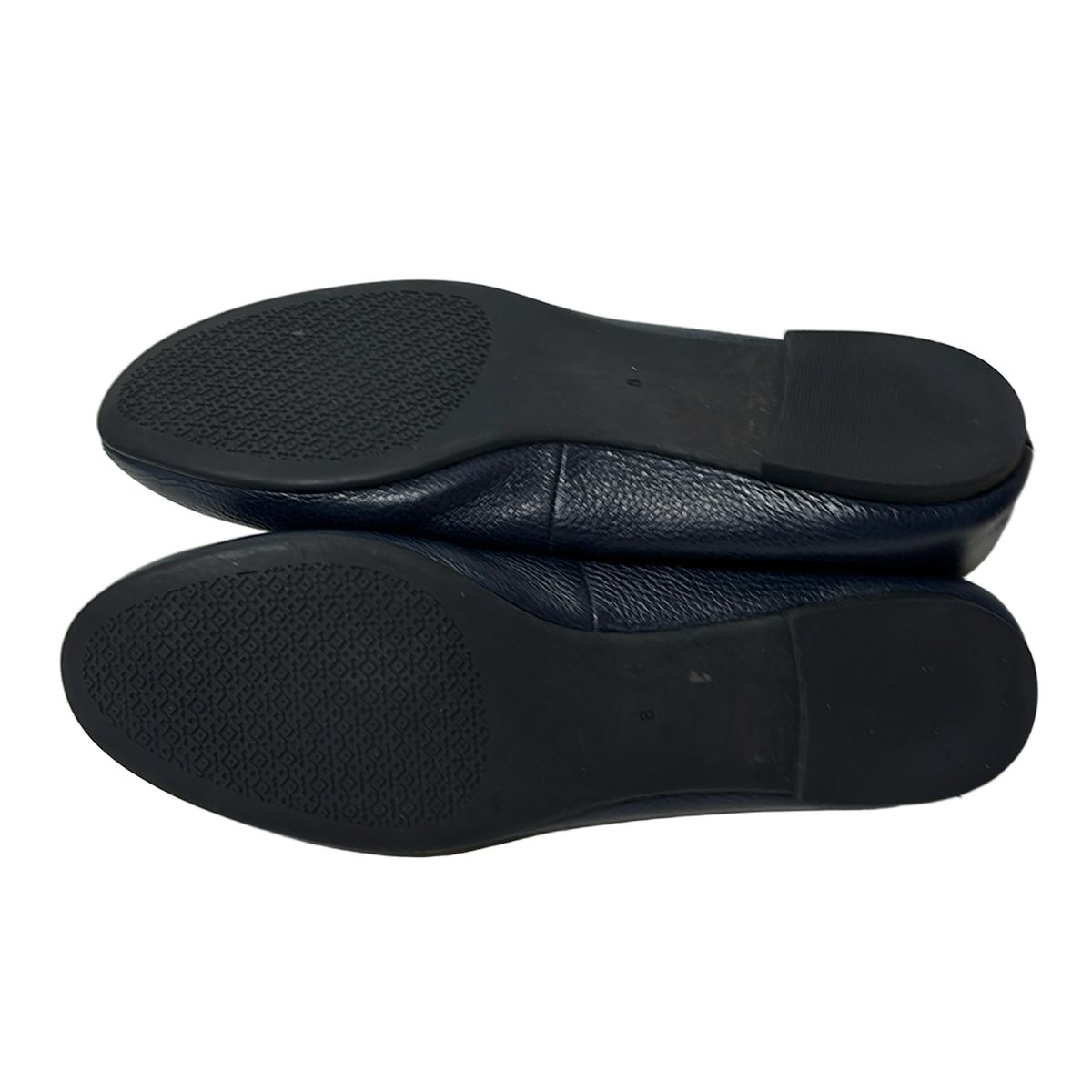 TORY BURCH(トリーバーチ) フラットシューズ 8 レディース - ネイビー