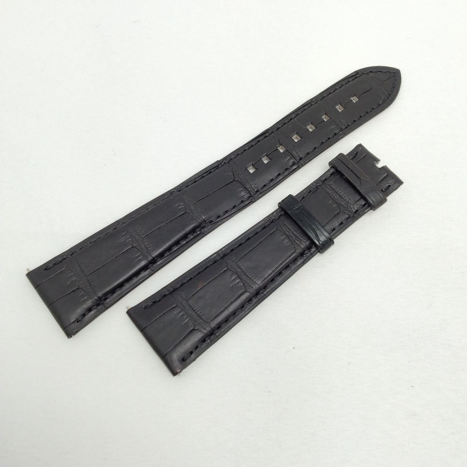 HARRY WINSTON　ハリーウインストン　純正レザーベルト　時計用 ✨️HARRY WINSTON✨️ハリーウィンストン 時計ベルト 18mm ブラック