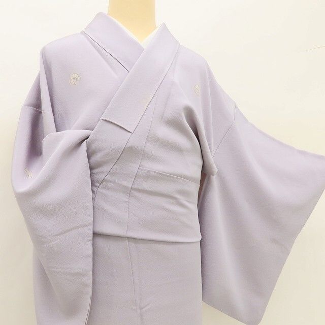 ✾まめ藤✾日本工芸会正会員 坂井教人落款 正絹 着物“静と動を奏でる