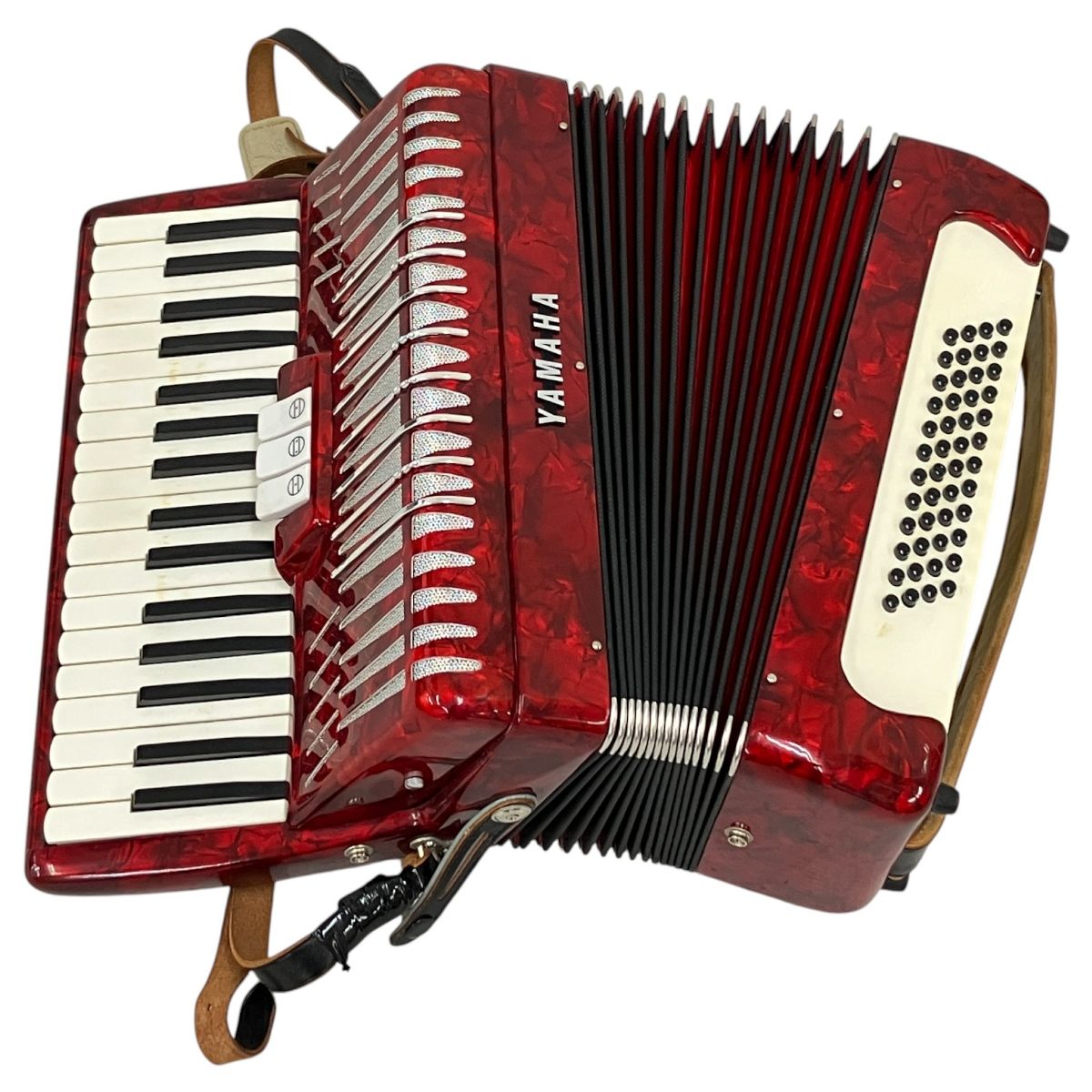 YAMAHA ヤマハ アコーディオン YA-48 34鍵 48ベース ケース付き 鍵盤楽器