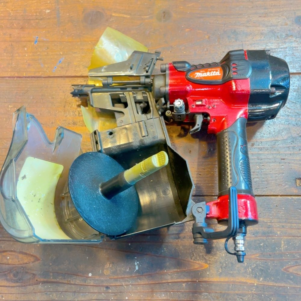  7日保証 整備済 マキタ makita 高圧 90 mm 釘打ち機 AN 911 H 本体のみ 動作良好 釘打機 エアーツール