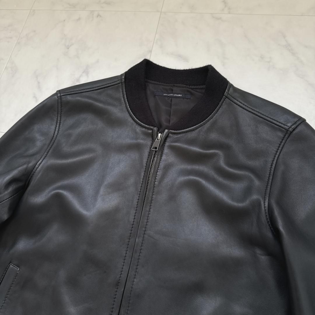 URBAN RESEARCH DOORS 羊革シングルライダースブラック 38 URBAN RESEARCH DOORS 羊革シングルライダースブラック 38