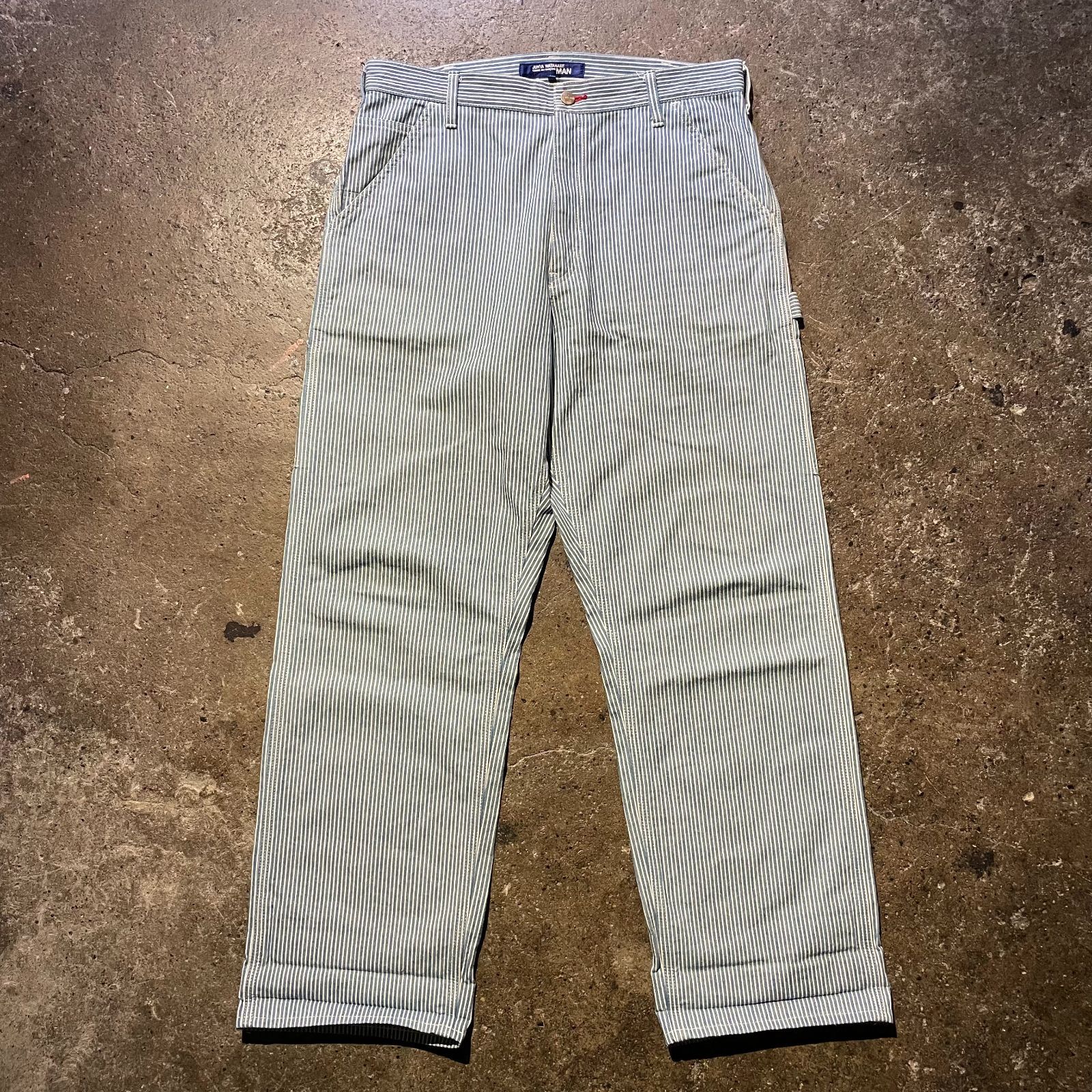 JUNYA WATANABE MAN Carhartt 18ss ヒッコリー ペインターパンツ