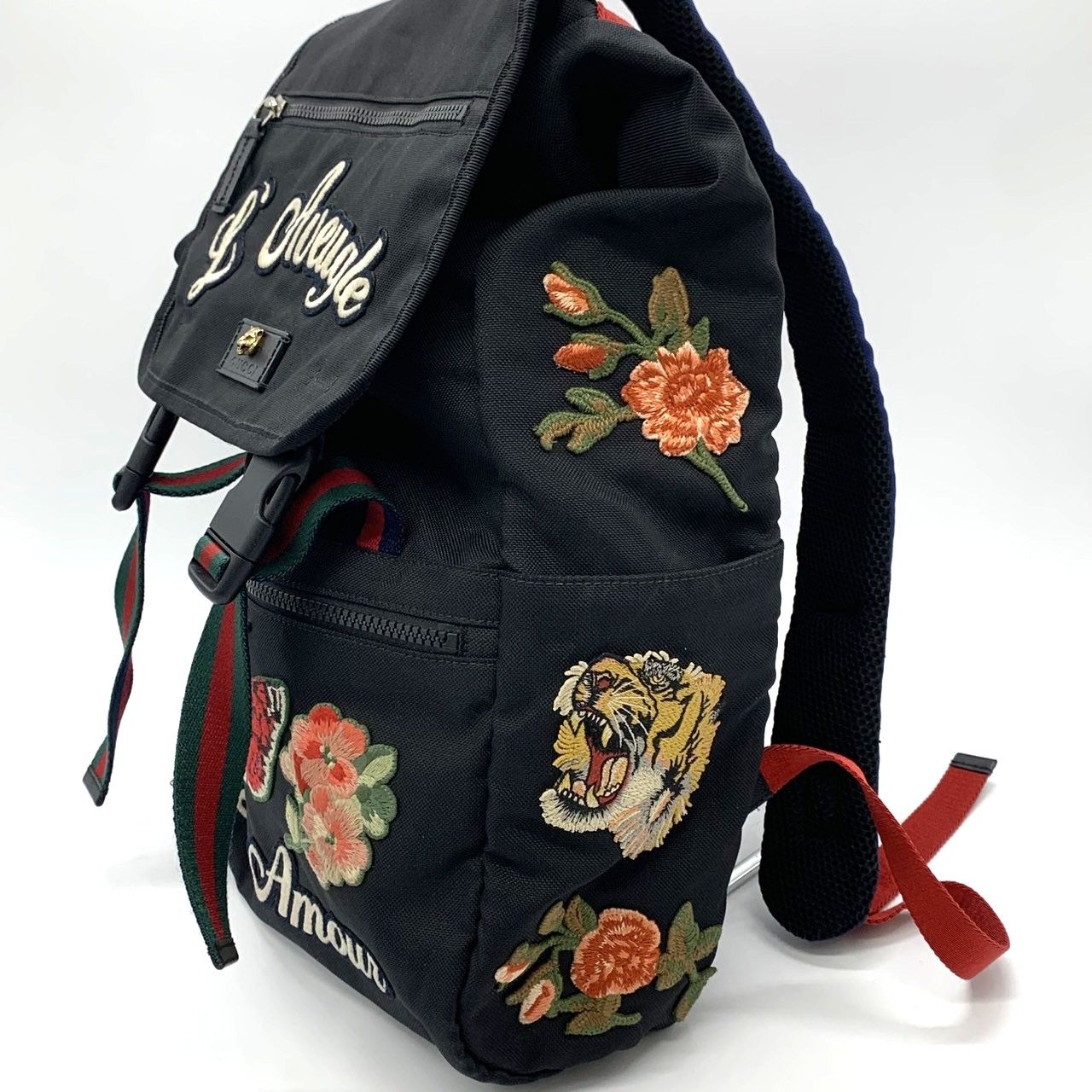 GUCCI グッチ 450982 リュック・デイパック 刺繍 バックパック 