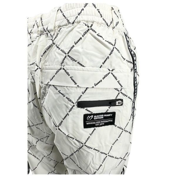 マスターバニーエディション レディース レインウェア ダイヤロゴプリント ナノリップ レインパンツ MASTER BUNNY EDITION 758-0989404 マスターバニーエディション レディース レインウェア ダイヤロゴ