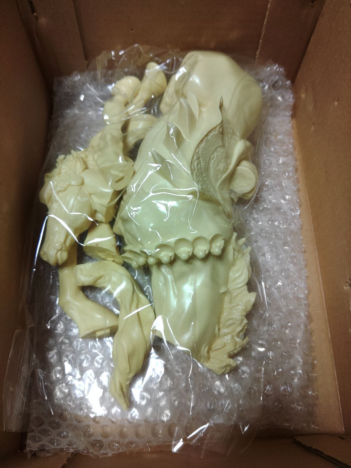 海洋堂 ガレージキット 北斗の拳 ラオウ 黒王号 初販 ガレキ プラモデル レジンキット