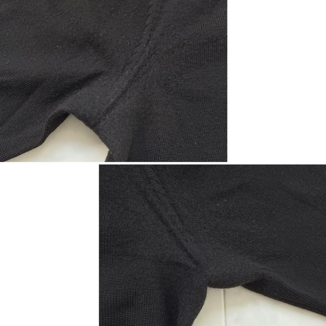 PEARLY GATES タートルネックニット 胸ワッペン ブラック 5 - メルカリ