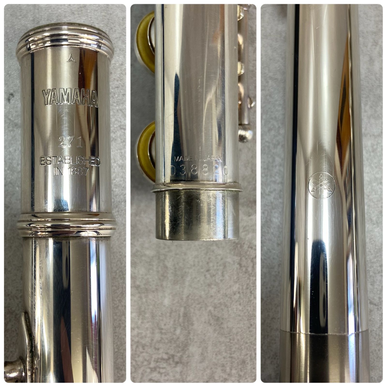 ヤマハ フルート YFL-271 リングキィ Eメカニズム搭載 銀メッキ