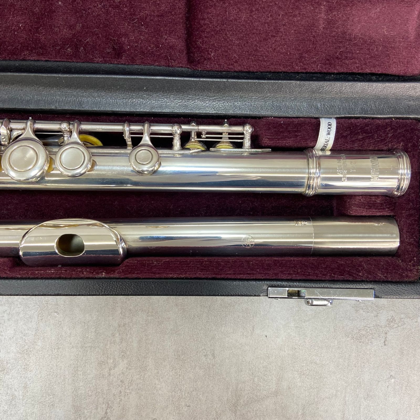 ヤマハ　フルート　YFL-261SⅡ　リングキィ オフセット　銀メッキ ヤマハ フルート YFL-261SⅡ リングキィ オフセット 銀メッキ