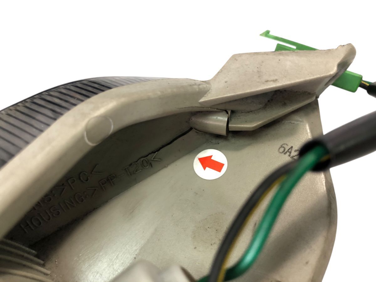 Kawasaki ZX-10R ZXT00D 06-07 リアウィンカー 社外 スモークレンズ