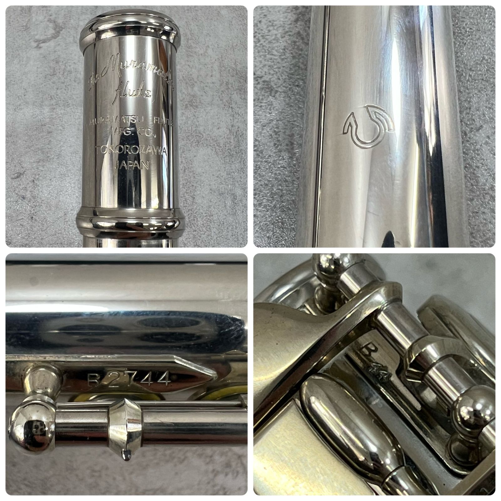 ムラマツフルート M-120 頭部管銀製 銀メッキ SILVER シルバー 木