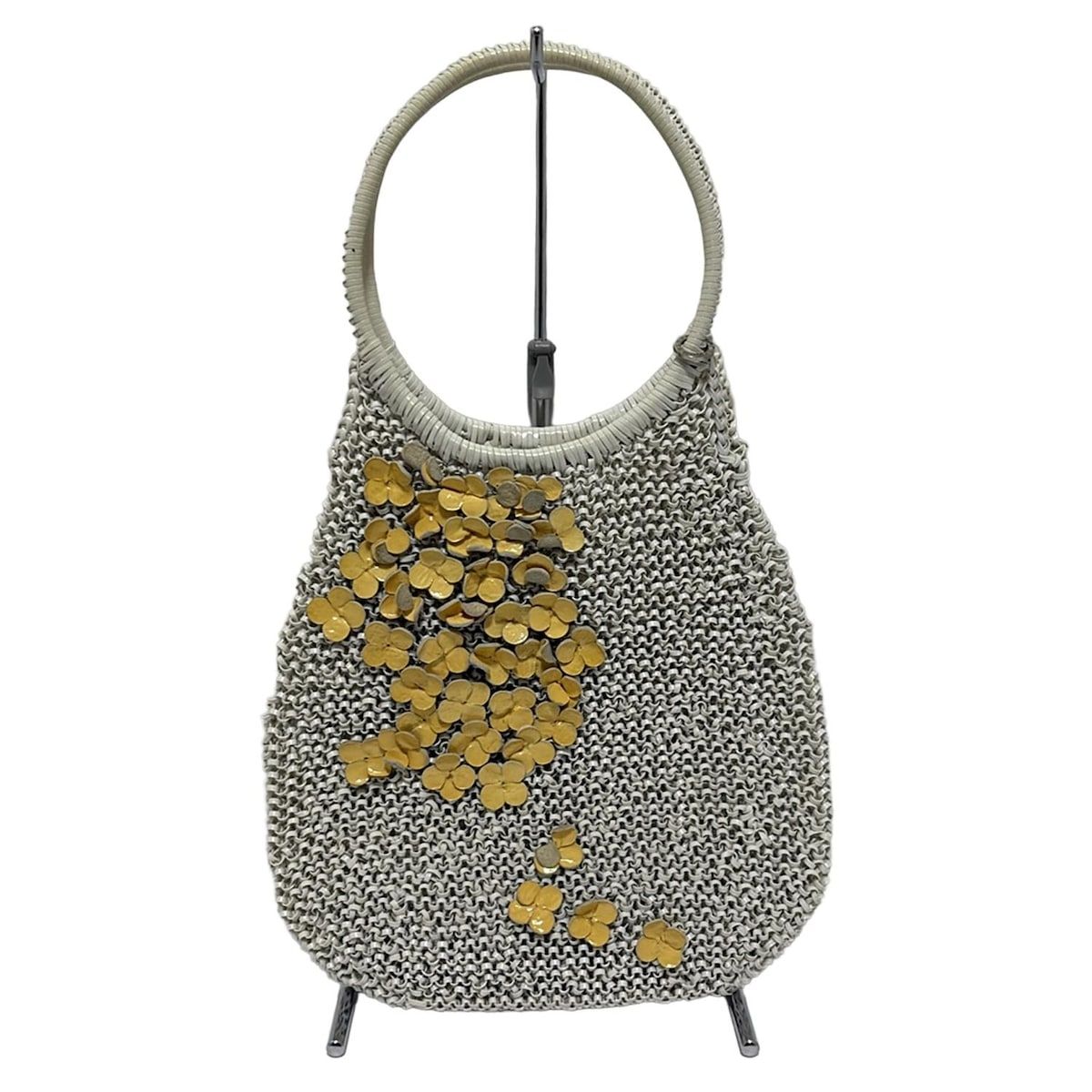 ANTEPRIMA(アンテプリマ) ハンドバッグ ワイヤーバッグ 白×イエロー ANTEPRIMA(アンテプリマ) ハンドバッグ ワイヤーバッグ 白×イエロー