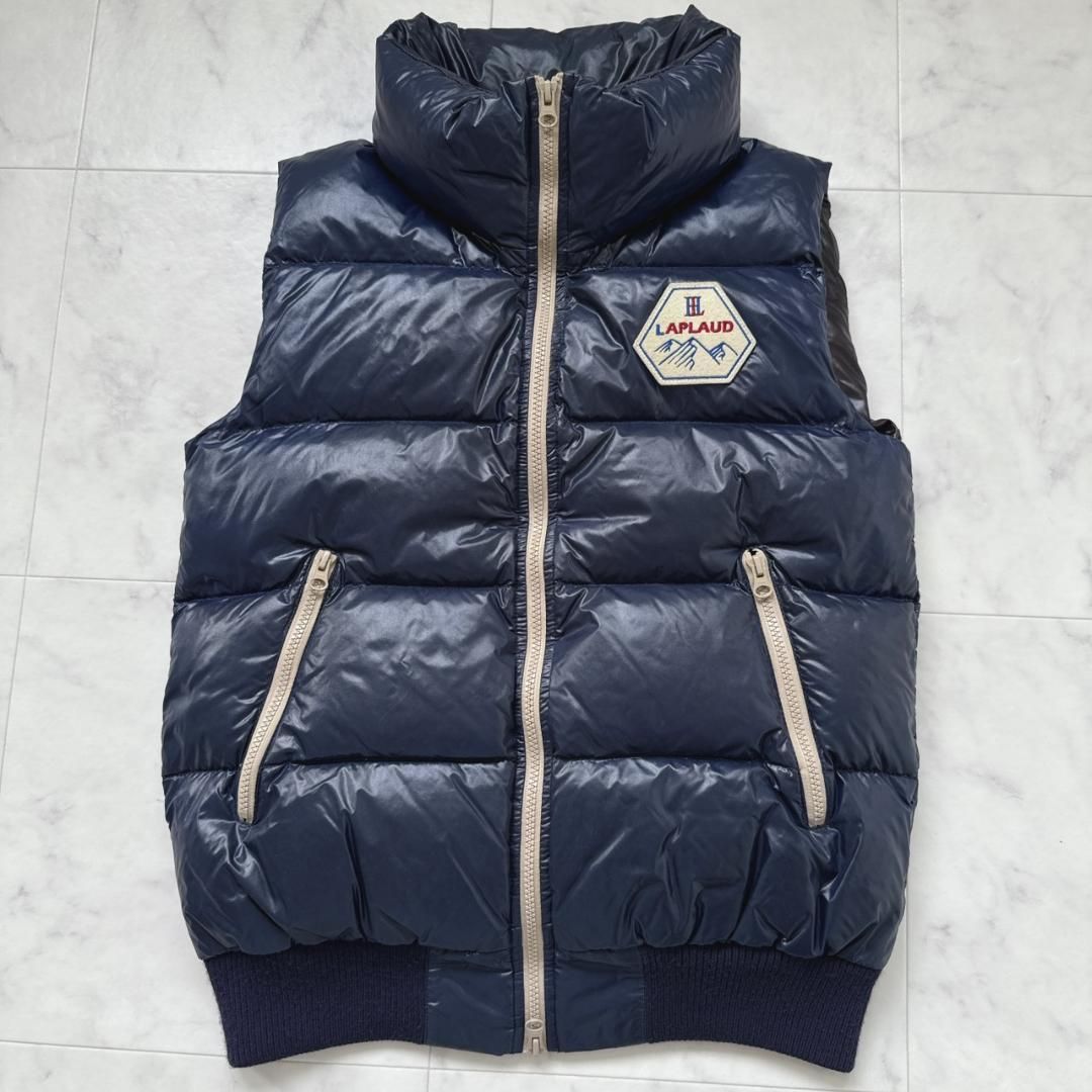 Laplaud ラプロー ネイビー ダウンベスト ポーランド製 1 - メルカリ