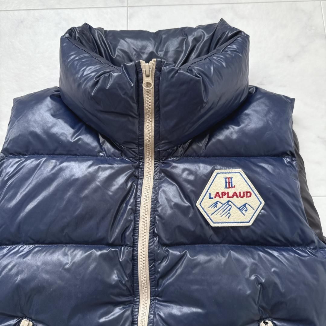 Laplaud ラプロー ネイビー ダウンベスト ポーランド製 1 - メルカリ