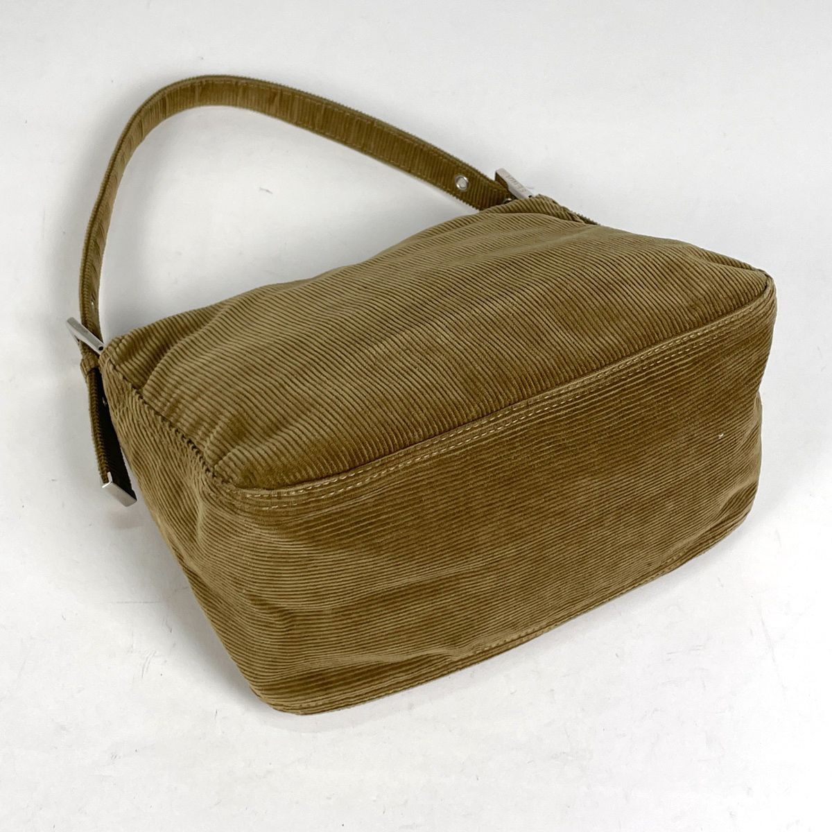 【KG】FENDI ズッカロゴ ハンドバッグ ワンショルダー コーデュロイ フェンディ FENDI ズッカロゴ ショルダーバッグ ワンショルダー