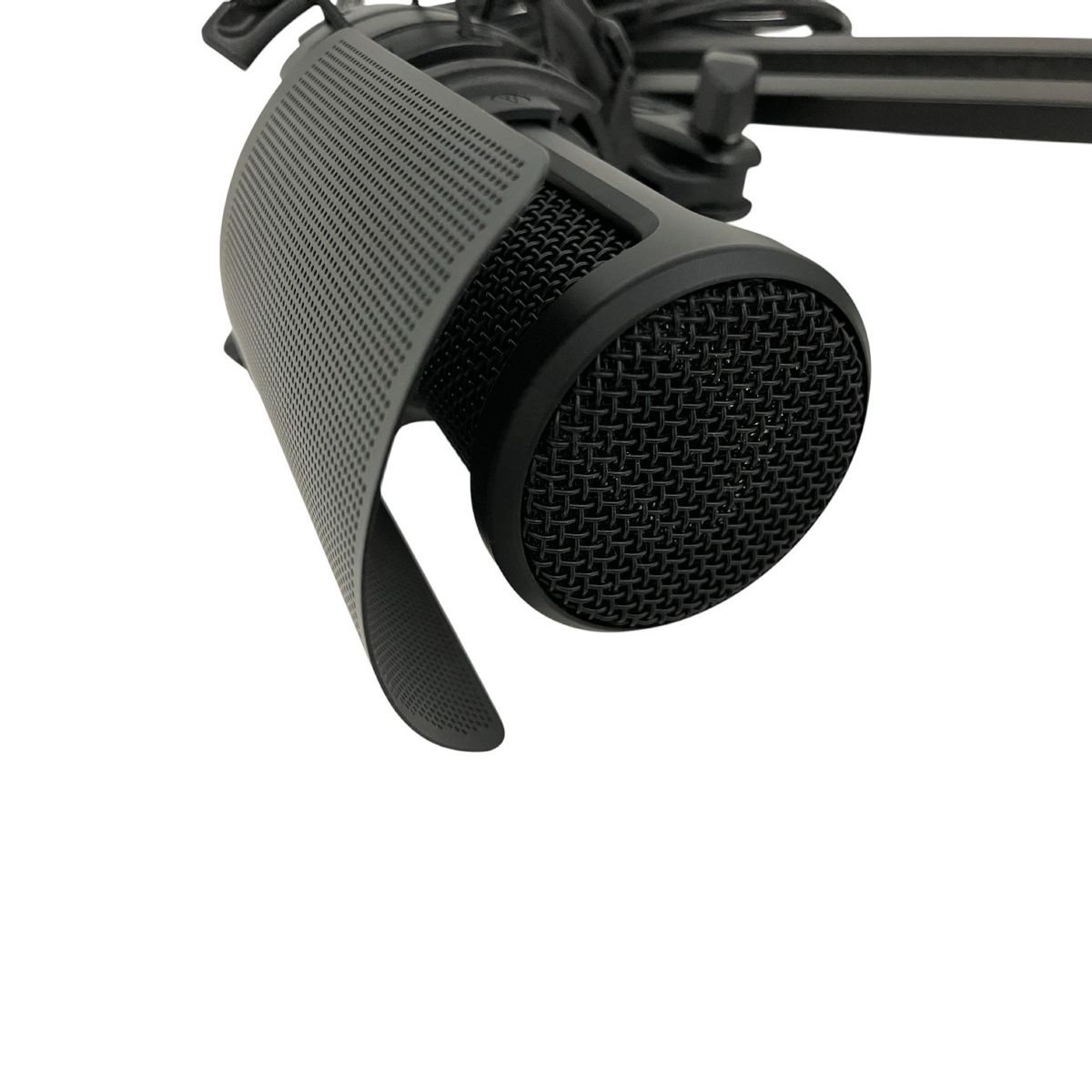 audio-technica オーディオテクニカ -X コンデンサーマイク アーム ショックマウント セット 音響機材 サブウーファー内蔵スピーカー ホームオーディオ