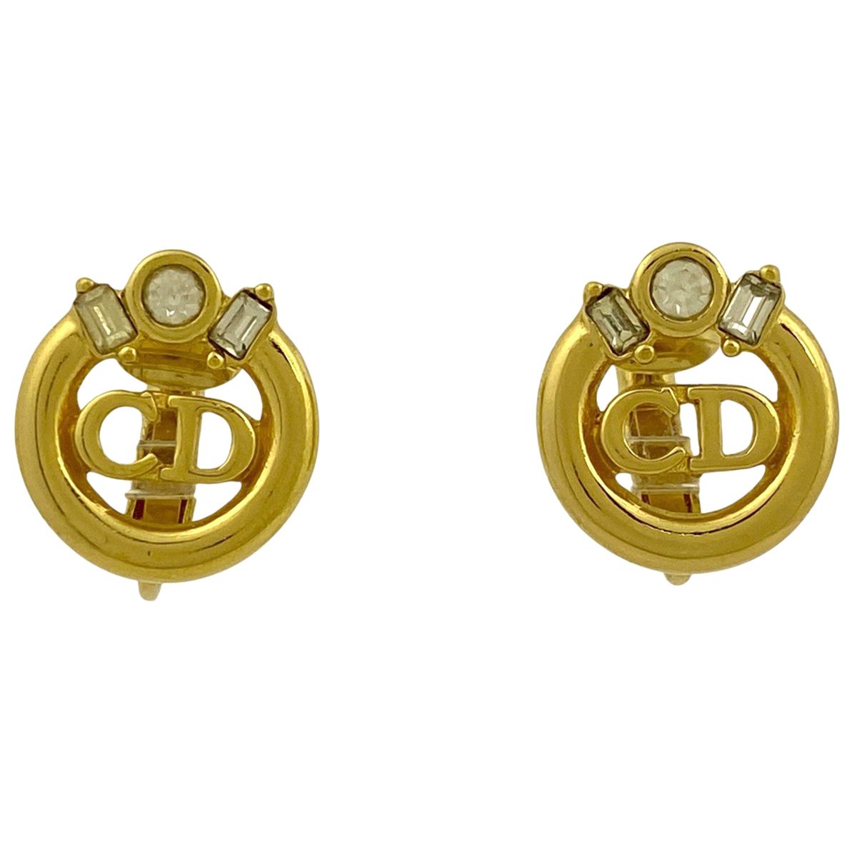 クリスチャンディオール Christian Dior ロゴ ラインストーン