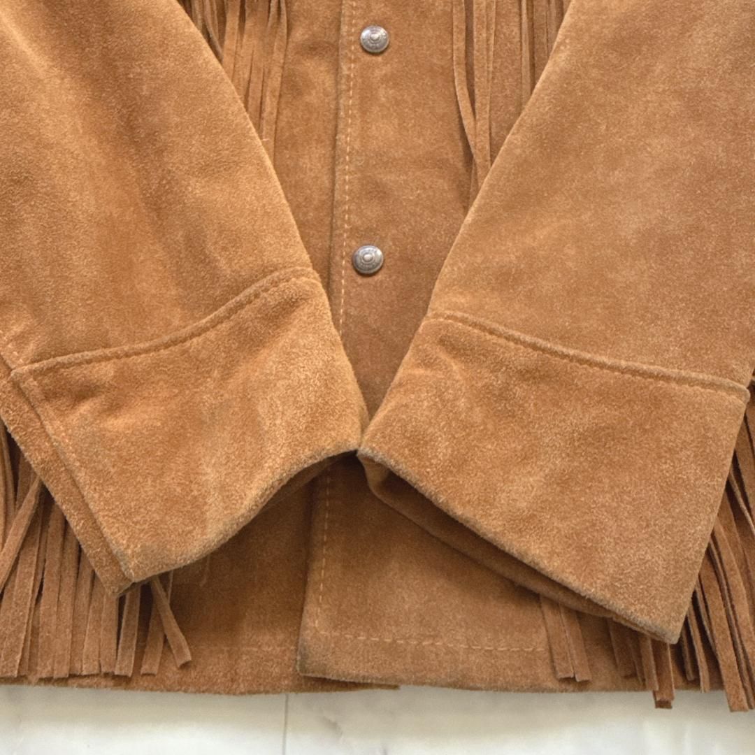 Schottショット395ウエスタンジャケット フリンジ スウェード 38