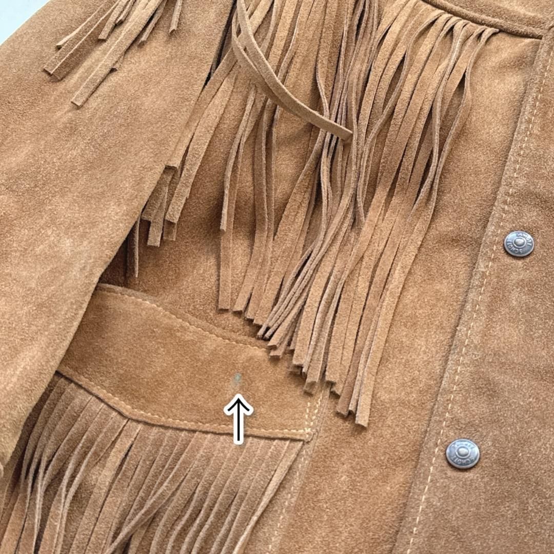 Schottショット395ウエスタンジャケット フリンジ スウェード 38 Schottショット395ウエスタンジャケット フリンジ スウェード 38