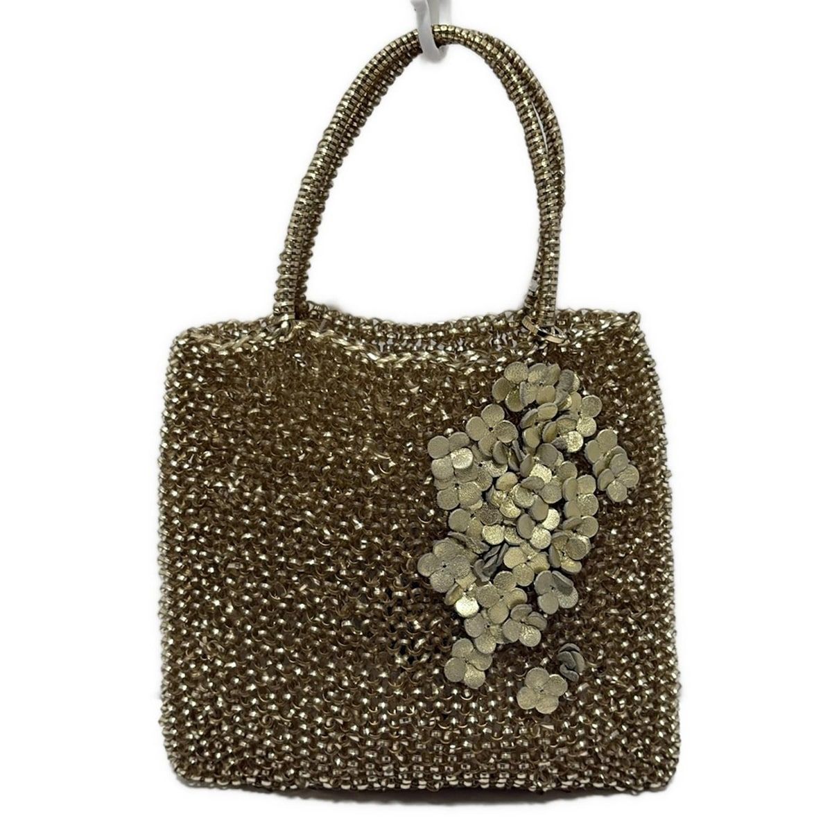 ANTEPRIMA(アンテプリマ) トートバッグ ワイヤーバッグ シャンパン