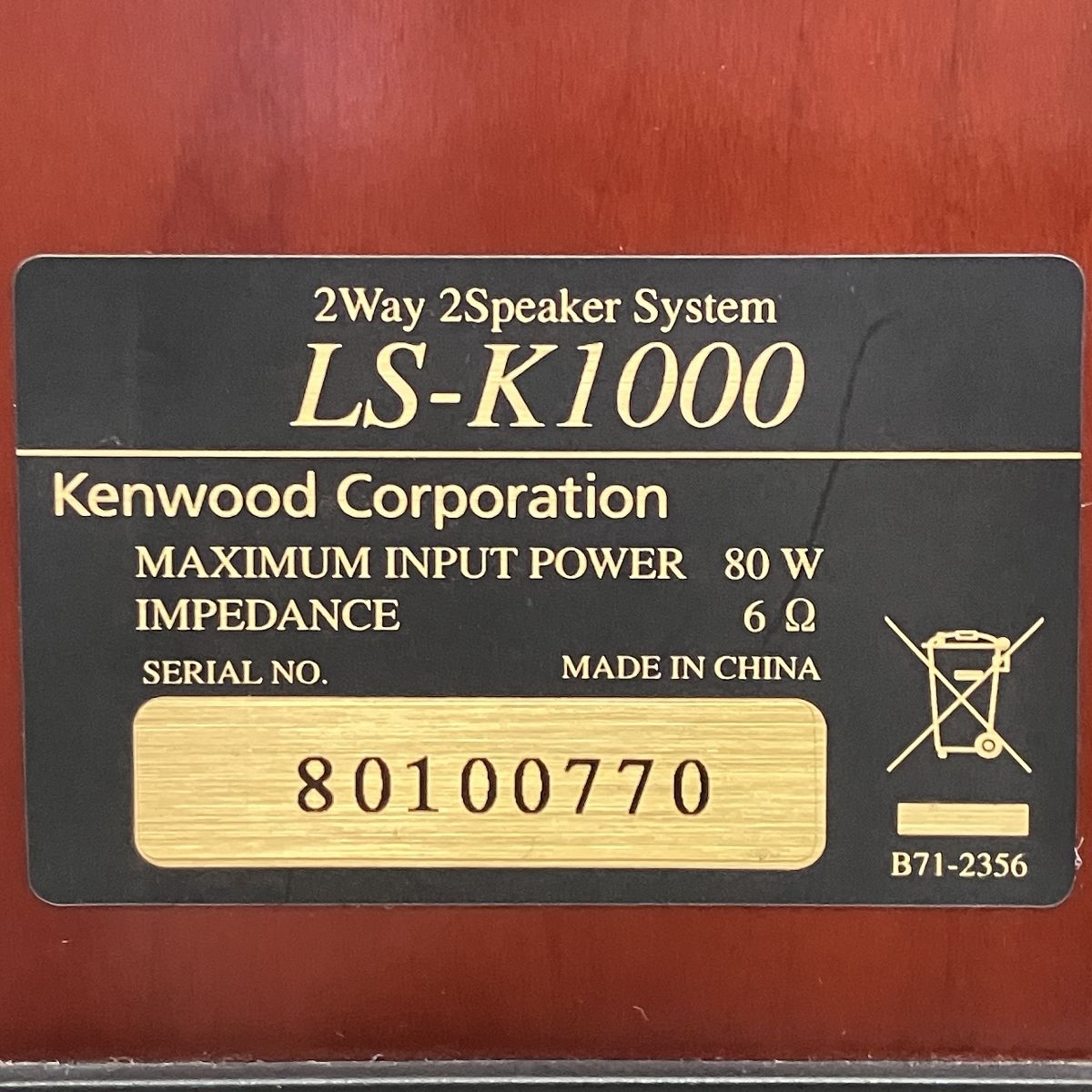 1000 スピーカーペア