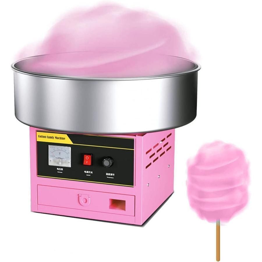 大好評 110 V業務用綿菓子製造機 ステンレス鋼 わたあめ機 わたがし機 食品グレード素材 市販のコットン キャンディ メーカー お菓子作り 手入れが簡単 全自動