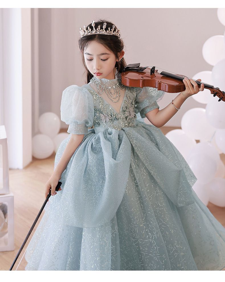 発表会 ドレス フォーマル 女の子 フォーマル 子供 ドレス ロングドレス 秋冬 女の子 キッズ ピアノ ロングドレス ワンピース パーディー ドレス 上品 エレガント ジュニア ドレス yisha10