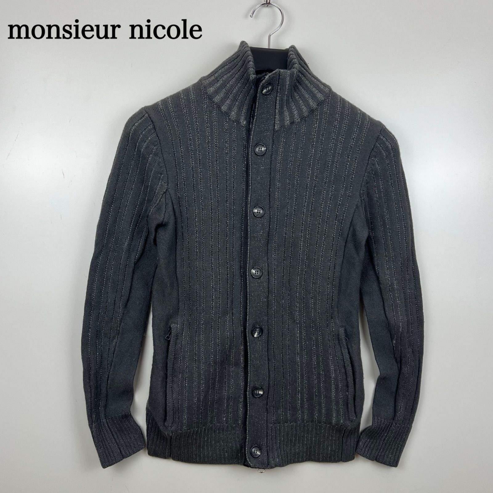 monsieur nicole ex/tra grunge style double zip driver jacket 46
