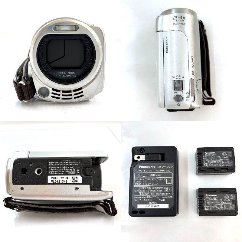 パナソニック】Panasonic HDC-TM35 ビデオカメラ＋バッテリー2個、充電