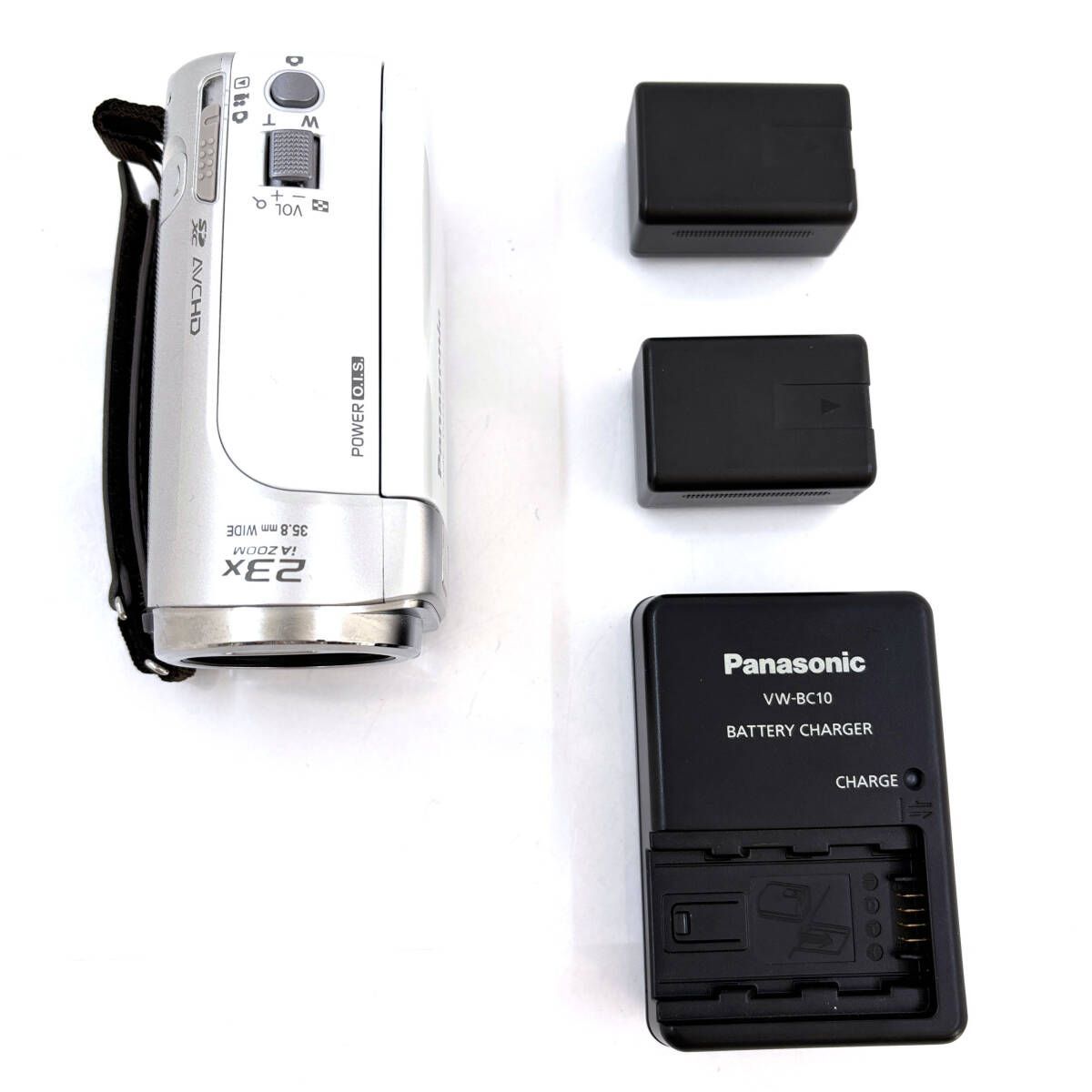 パナソニック】Panasonic HDC-TM35 ビデオカメラ＋バッテリー2個、充電