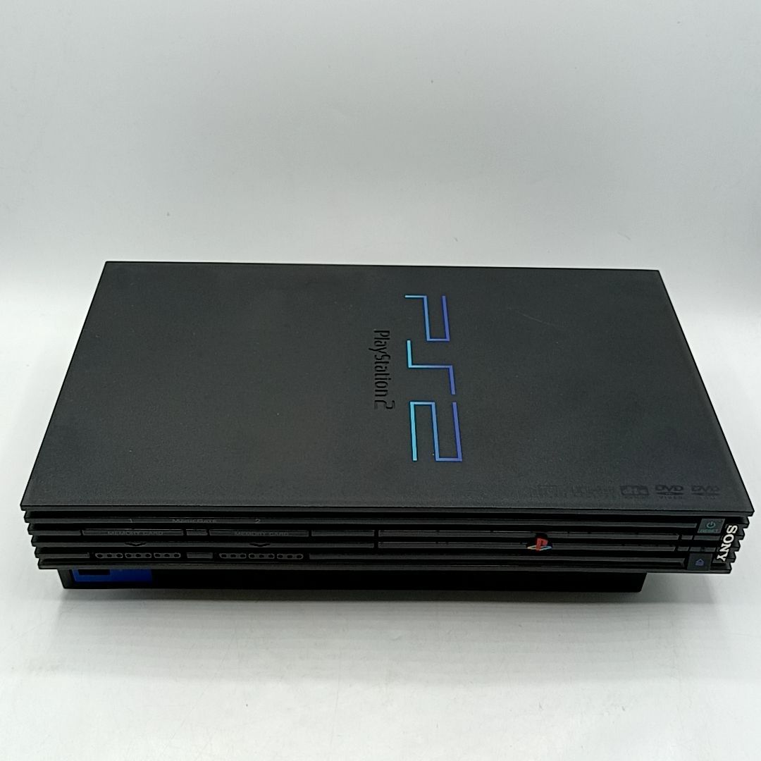 中古動作品】PS2 Playstation2 SCPH-50000 NB ミッドナイトブラック 外