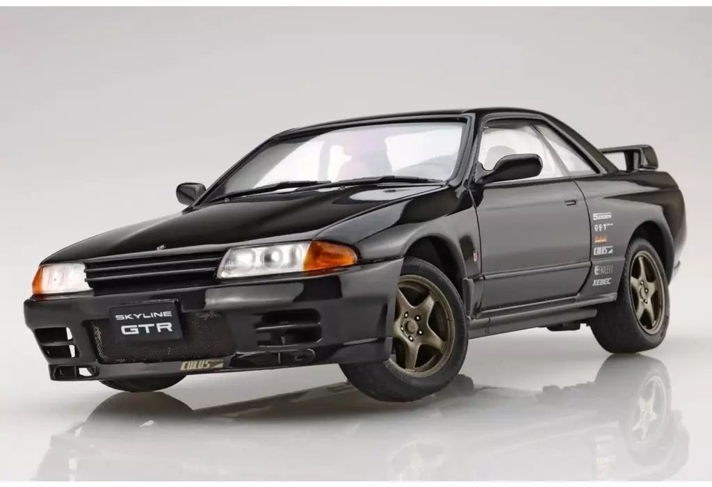 【新品】プラモデル 1/24 ニッサン スカイラインGT-R(R32) 特別仕様(カーボンボンネットデカール付き) 「峠シリーズ No.15 EX-1」 [496872]