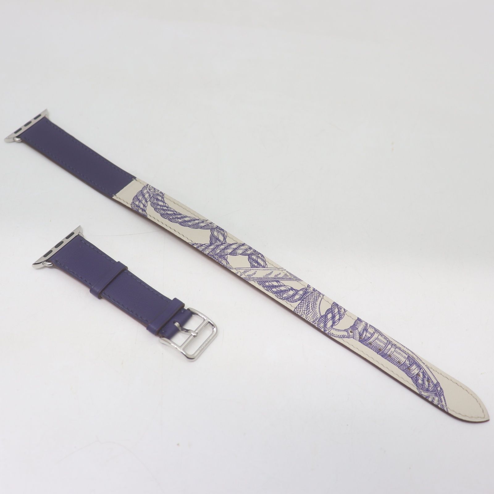 HERMES エルメス Apple Watch アップルウォッチ バンド ドゥブルトゥール シリーズ5 40 mm レザー 替えベルト