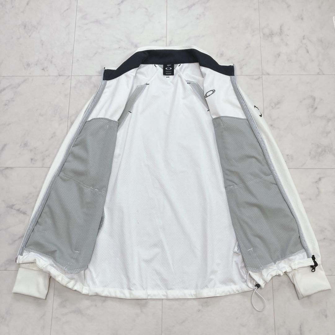 OAKLEY GOLF トラックジャケット ブルゾン ジャージホワイトL - メルカリ